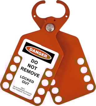 Picture of Spectrum Aluminium Lockout Tag Hasp - 10 Hole - SCXO-CI-LOK132