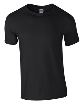 Picture of Gildan Softstyle Adult T-Shirt - Black - [BT-64000-BLACK]