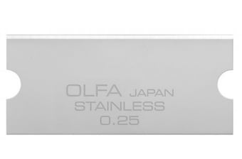 picture of Olfa Stainless Steel Replacement Blades For GSR-2 - Pack of 6 - [OFT-OLF/GSB2S6B]