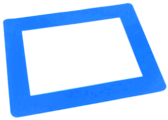 Picture of Heskins ColorCover Self-Adhesive Custom Signs Blue - 314mm x 252mm - [HE-H6907B-314]