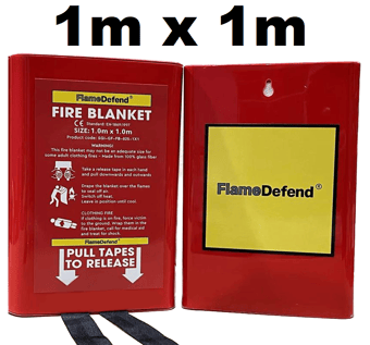 picture of FlameDefend - Fire Blanket In Rigid Case - 1.m x 1.m [SGI-GF-FB-025-1X1]