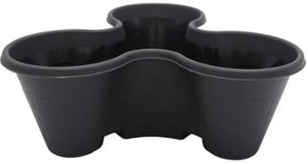 picture of Strawberry Planter Stackable Plant Pot Black - [PD-THW87-B]