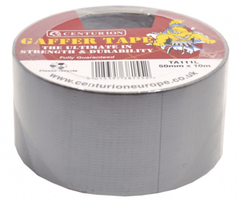 Picture of 50mm x 10m - Industrial Gaffer Cloth Tape - Silver/Grey - [SCXO-CI-TA111L]