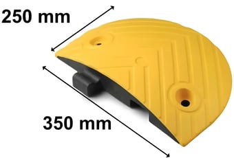 picture of Prozon Speed Bump 50mm Yellow End Cap - [PZ-16774-Y] - (LP)