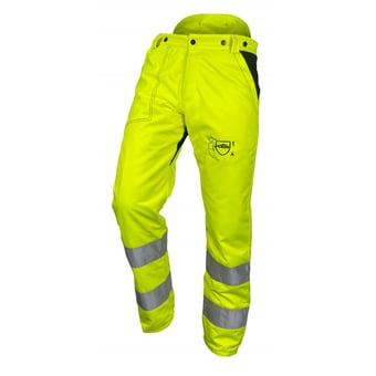 picture of Francital Biot Design A Hi Viz Yellow Chainsaw Trousers - SF-XS/FI017