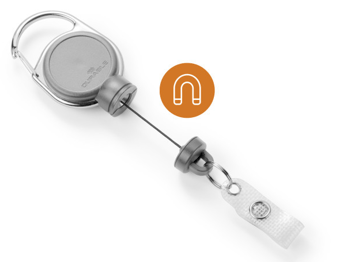 Picture of Durable - Badge Reel Extra Strong - Grey - Pack of 5 - [DL-832910]