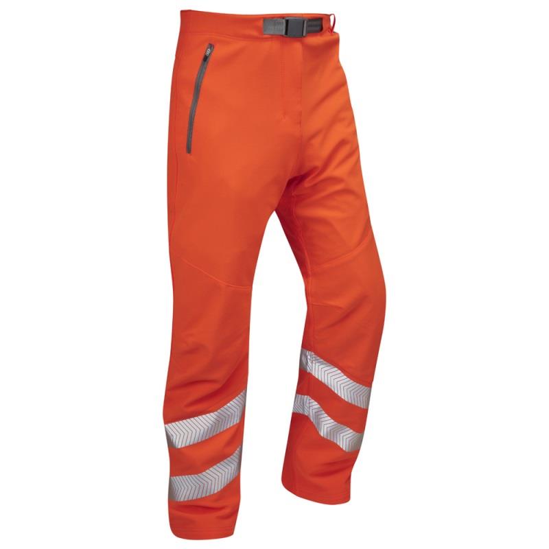 picture of Landcross - Orange Stretch Work Trouser - Conforms to EN ISO 20471 Class 1 and RIS-3279-TOM - LE-WT01-O