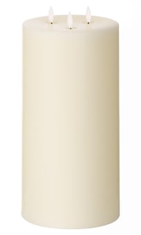 Picture of Hill Interiors Luxe Collection Natural Glow LED Ivory Candle - [PRMH-HI-19999]