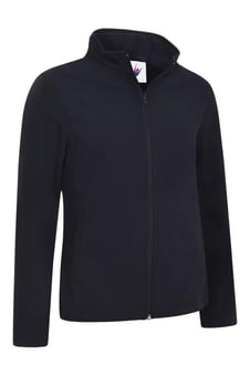 picture of Uneek - Ladies Classic Full Zip Soft Shell Jacket - Navy Blue - 325g - UN-UC613-NAVY
