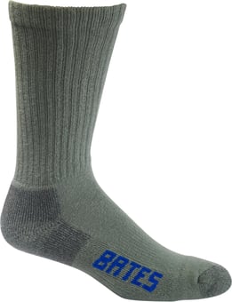 picture of Bates - Mens Cotton Comfort Crew Sock - 3 Pack - Sage Green - [BF-PE5530-SAGE]