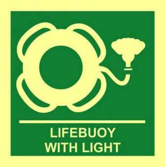 Picture of Spectrum Lifebuoy With Light - Photolum 150 x 150mm - [SCXO-CI-17009]