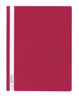 Picture of Durable - Clear View Folder - Red - Pack of 25 - [DL-258003]