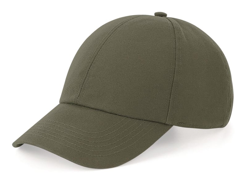 picture of Beechfield Organic Cotton 6 Panel Cap - Olive Green - [BT-B54-OGRN]