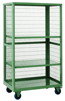 Picture of QMP Boxwell Trolley Without Doors - Green - Steel - 1655H x 900W x 600D - [QM-XW169060MGXX] - (LP)