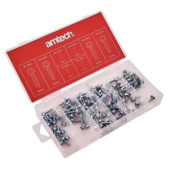 picture of Amtech 120pc Self Drilling Screw Set - [DK-S6295]