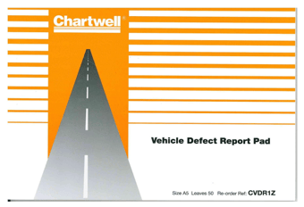 Picture of Chartwell Vehicle Defect Report Pad - [EXC-CVDR1Z]
