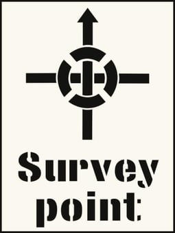 Picture of Survey Point Stencil (600 x 800mm) - SCXO-CI-9540G