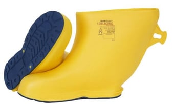 picture of Respirex Dielectric Maxi Overboot S4 Safety Yellow Boots - RE-DIELECTRIC-MAXI