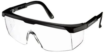 Picture of Warrior - Clear Lens Safety Spectacle Glasses - Conforms to EN166.1.F - [MM-0115DWEY020] - (DISC-R)