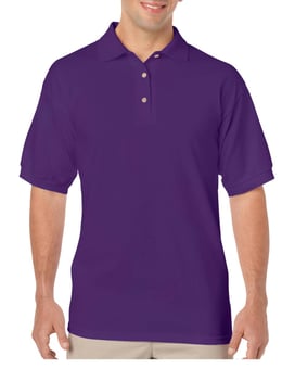Picture of Gildan Purple DryBlend Adult Jersey Polo - BT-8800-PUR