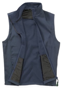 picture of Result Core Men's Printable Softshell Bodywarmer with Recycled Fleece Inner - Navy/Navy - BT-R232M-NVYNVY