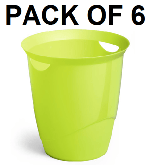 picture of Durable - Waste Basket Trend 16 L - 315 Dia x 330 mmH - Green - Pack of 6 - [DL-1701710020]