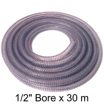picture of Wire Reinforced Suction Hose - 1/2" Bore x 30 m - [HP-FX050/30]