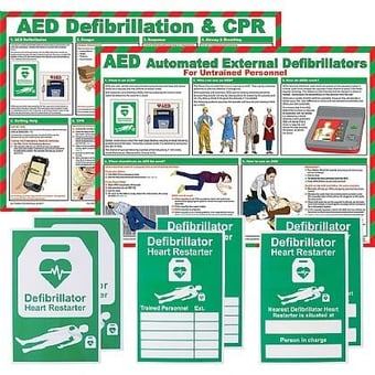 picture of Defibrillator AED Awareness Bundle Pack - [SA-K212] - (DISC-W)