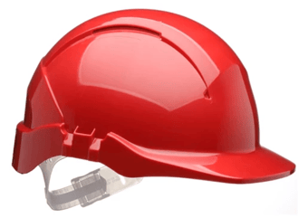 picture of Centurion Concept Core Full Peak Red Safety Helmet - Slip Ratchet - Vented - [CE-S09CRF]