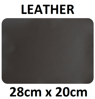 picture of MastaPlasta Leather Repair Patch XL Plain Dark Brown 28cm x 20cm - [MPL-DKBROWNXL28X20EU]