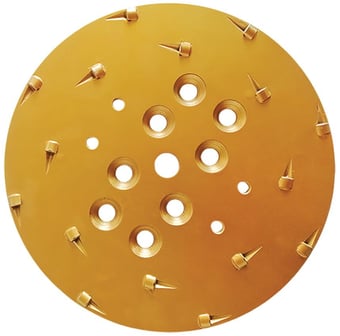 picture of Vonarx 250mm Diamond PCD Grinding Disc Fits FG250S - Orange - [HC-VA900971]