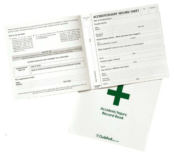 Picture of Exacompta Guildhall Accident/Injury First Aid Record Book White - [EXC-T44Z]