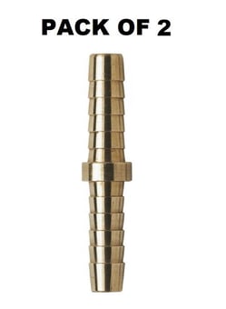 picture of PACK OF 2 - Brass Hose Repairers 1/2" x 3/8" - [HP-BHJ1238]