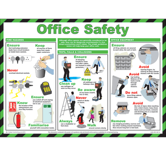 picture of Office Safety Poster - 590 x 420Hmm - [SA-A580]
