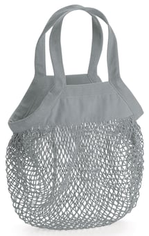 picture of Westford Mill Organic Cotton Mesh Grocery Bag - Pure Grey - [BT-W150-PGRY]