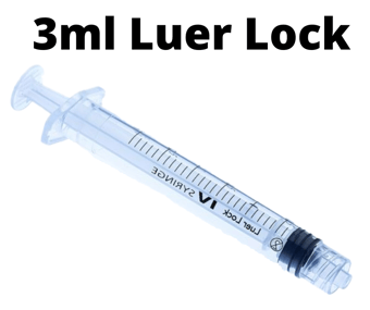 picture of Medicina Syringe - 3ml Luer Lock - Supplied Without Needle - Pack of 100 - [FA-IVL03] - (DISC-X)