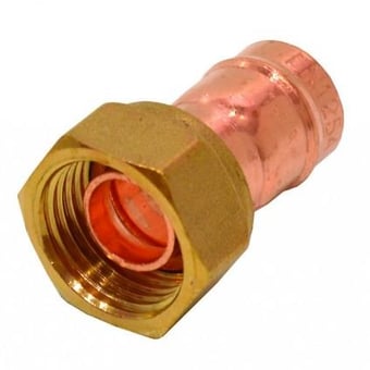 picture of 15mm x 1/2" Solder Ring Copper Tap Connector - CTRN-CI-YS62P