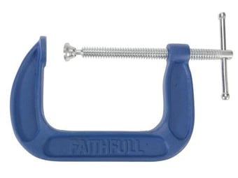 picture of Faithfull Medium-Duty G-Clamp 100mm - [TB-FAIGMD4]