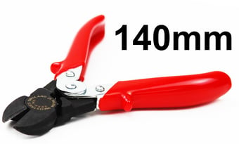 picture of Maun Diagonal Cutting Plier For Hard Wire Comfort Grips 140 mm - [MU-2999-140]