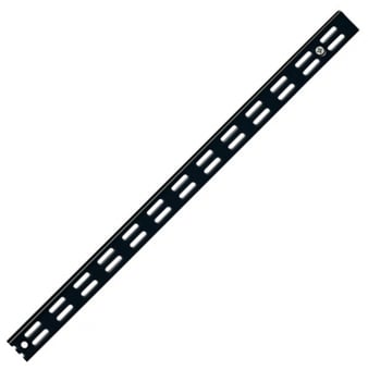 Picture of BiGDUG TwinSlot Shelving Light-Duty Black Upright - 1000mm High - [BDU-TSWU10BLK]