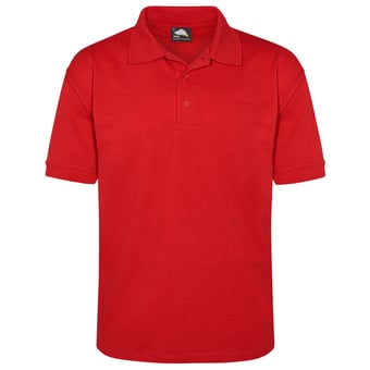 Picture of Eagle Premium Polycotton Men's Red Poloshirt - 220gm - ON-1150-10-RED