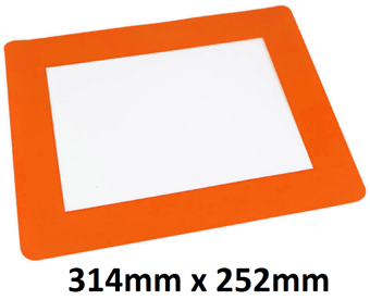 picture of Heskins ColorCover Self-Adhesive Custom Signs Orange - 314mm x 252mm - [HE-H6907O-314]