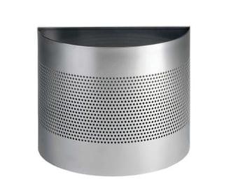 picture of Durable - Waste Basket Half-round 20/P 165 mm - Silver - [DL-331723]