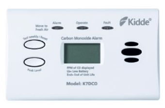 Picture of Kidde - Carbon Monoxide Alarm With Digital Display - 10 Year - 2 x AA Batteries Included - [KS-K7DCO]
