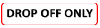 Picture of Drop Off Only Sign - 150mm x 400mm - [SL-DROPOFF]