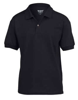 Picture of Gildan DryBlend Youth Jersey Polo - Black - BT-8800B-36