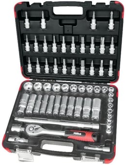 Picture of Hilka - 58 Piece 3/8 Inch Drive Socket Set Metric - [CI-SR41P]