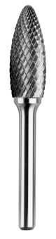 Picture of Abracs Carbide Burr Flame - H Shape - 3.0mm Spindle Diameter - [ABR-CBH030603DC]