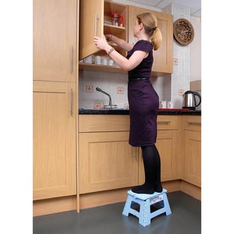 Picture of Draper - Plastic Folding Step Stool - [DO-19258]