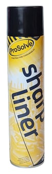 picture of ProSolve Sharpliner Paint Aerosol - 600ml - Black - [PV-PVSHBLA6A]